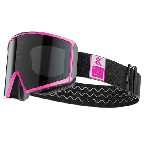 KAPVOE Skibrille Snowboard Brille für Brillenträger Herren Damen Jugend Schneebrille OTG 100% UV-Schutz Ski Goggles mit Magnet-Wechselsystem Kompatibler Helm Anti Fog Ski brille für Skifahren Schwarz KAPVOE Skibrille Snowboard Brille für Brillenträger Herren Damen Jugend Schneebrille OTG 100% UV-Schutz Ski Goggles mit Magnet-Wechselsystem Kompatibler Helm Anti Fog Ski brille für Skifahren Schwarz von KAPVOE
