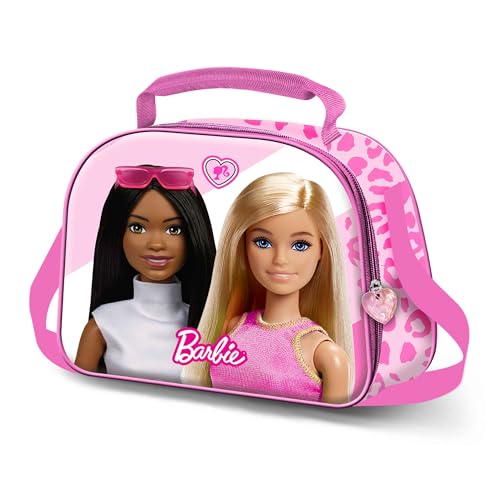 Barbie Fashion-3D Frühstückstasche, Rosa, 10 x 26 cm Barbie Fashion-3D Frühstückstasche, Rosa, 10 x 26 cm von KARACTERMANIA