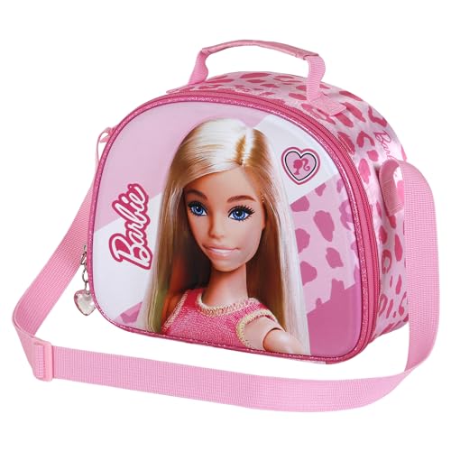 Barbie Fashion-3D Frühstückstasche, Rosa, 25,5 x 20 cm Barbie Fashion-3D Frühstückstasche, Rosa, 25,5 x 20 cm von KARACTERMANIA