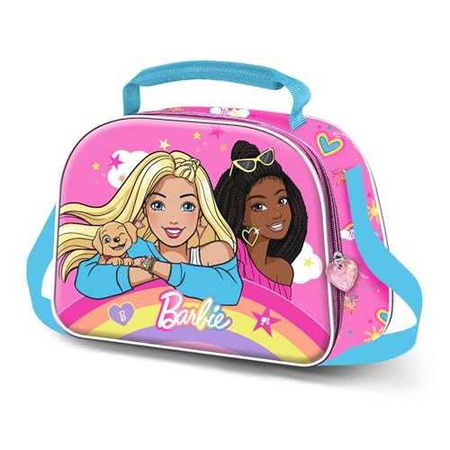 Barbie Rainbow-3D Frühstückstasche, Rosa, 10 x 26 cm Barbie Rainbow-3D Frühstückstasche, Rosa, 10 x 26 cm von KARACTERMANIA