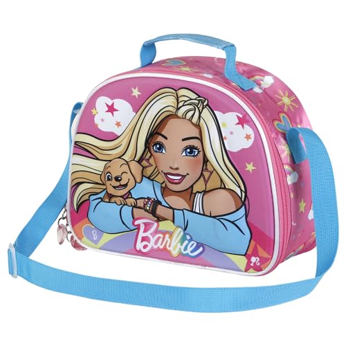 Barbie Rainbow-3D Frühstückstasche, Rosa, 25,5 x 20 cm Barbie Rainbow-3D Frühstückstasche, Rosa, 25,5 x 20 cm von KARACTERMANIA