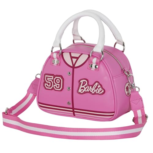 Barbie Varsity-Bowling Fashion Handtasche, Rosa, 22 x 16 cm von KARACTERMANIA