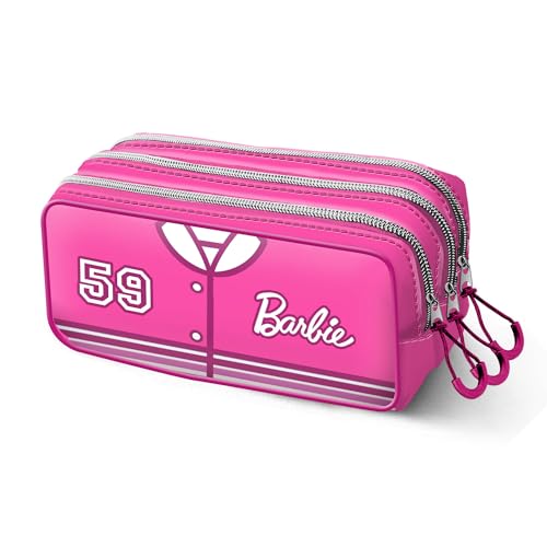 Barbie Varsity-Fan Trick-Federmäppchen 2.2, Rosa, 23 x 11 cm Barbie Varsity-Fan Trick-Federmäppchen 2.2, Rosa, 23 x 11 cm von KARACTERMANIA