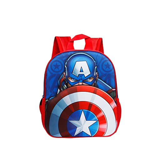 Captain America Patriot-Kleiner 3D Rucksack, Mehrfarbig von Marvel