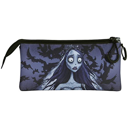Corpse Bride Bride-FAN Dreifach Federmäppchen 2.0, Blau Corpse Bride Bride-FAN Dreifach Federmäppchen 2.0, Blau von KARACTERMANIA