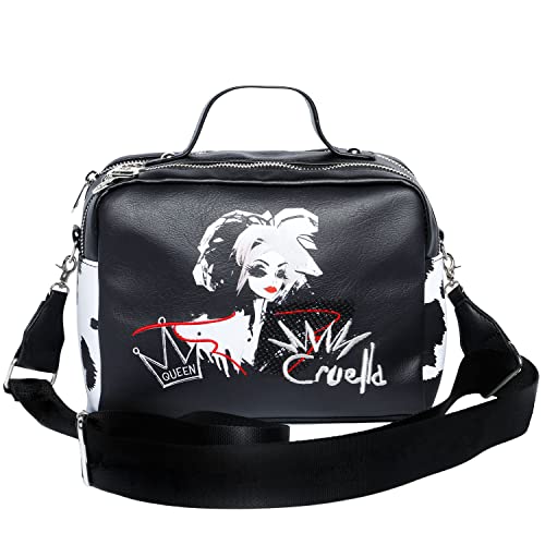 Cruella de Vil Diva-Cake Schultertasche, Schwarz von Disney