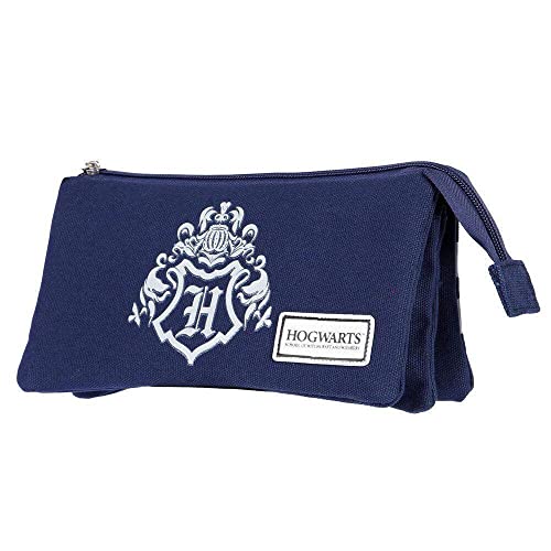 Harry Potter Academy-Dreifach HS Federmäppchen, Dunkelblau, 23 x 12 cm Harry Potter Academy-Dreifach HS Federmäppchen, Dunkelblau, 23 x 12 cm von Harry Potter