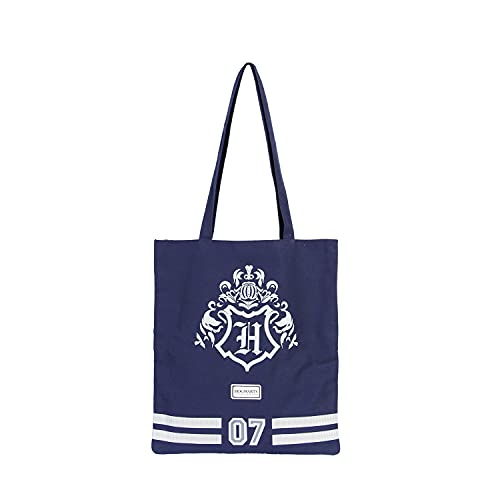 Harry Potter Academy-Shopping Bag Einkaufstasche, Dunkelblau von Harry Potter