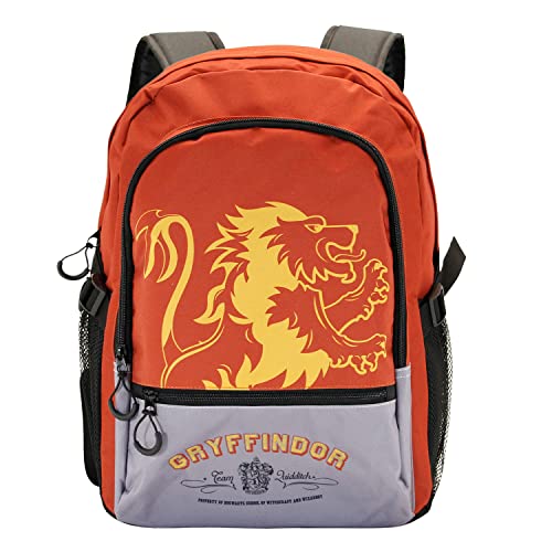 Harry Potter Gryffindor-Fan HS Fight Rucksack, Rot, 31 x 44 cm, Kapazität 24 L von Harry Potter