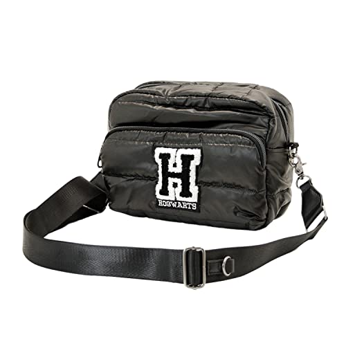 Harry Potter H-Padding IBiscuit Schultertasche, Schwarz Harry Potter H-Padding IBiscuit Schultertasche, Schwarz von KARACTERMANIA