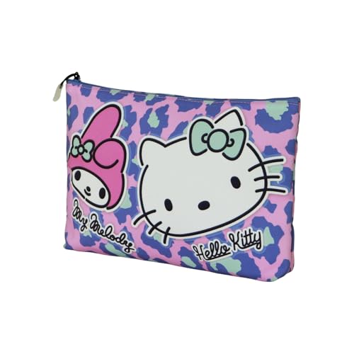 Karactermania Sanrio Hello Kitty Safari-Soleil Kosmetiktasche, Rosa, 30 x 22 cm Karactermania Sanrio Hello Kitty Safari-Soleil Kosmetiktasche, Rosa, 30 x 22 cm von KARACTERMANIA