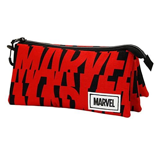 Marvel Cut-ECO Dreifach Federmäppchen, Rot Marvel Cut-ECO Dreifach Federmäppchen, Rot von Marvel