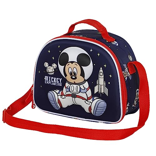 Micky Maus Astronaut-3D Frühstückstasche, Blau von Disney