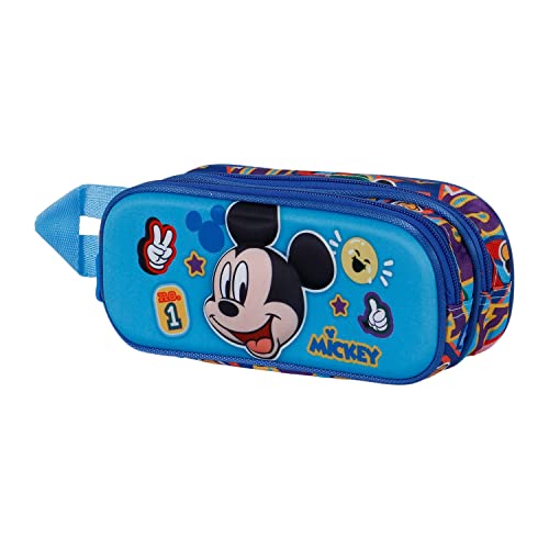 Micky Maus Blissy-3D Doppelfedermäppchen, Orange Micky Maus Blissy-3D Doppelfedermäppchen, Orange von Disney