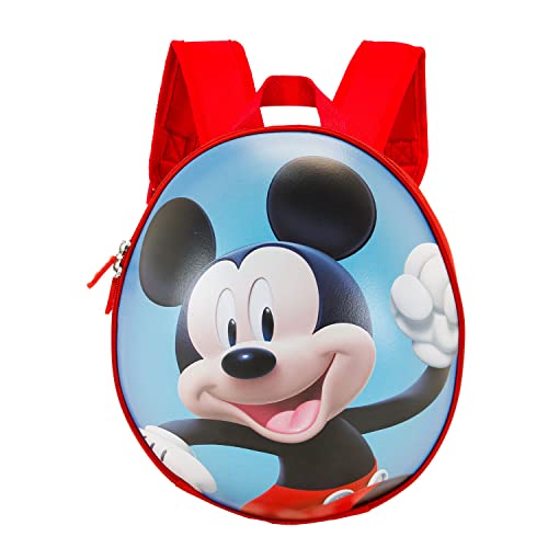 Micky Maus Happy Run-Eggy Rucksack, Blau von KARACTERMANIA