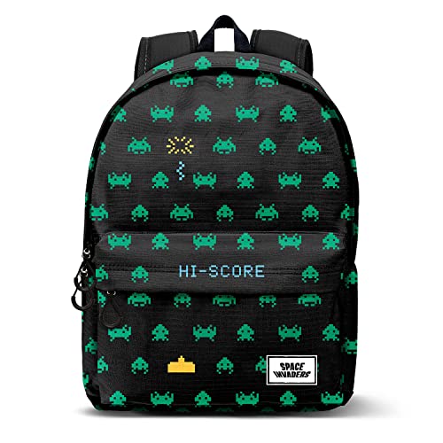 Space Invaders Army-ECO Rucksack 2.0, Schwarz von KARACTERMANIA