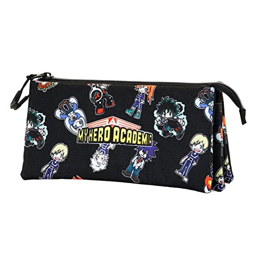 My Hero Academia Chibi-ECO Dreifach Federmäppchen, Schwarz My Hero Academia Chibi-ECO Dreifach Federmäppchen, Schwarz von KARACTERMANIA