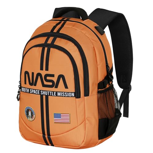 NASA Lines-Plus Running Rucksack, Orange, 34 x 46 cm, Kapazität 32 L von KARACTERMANIA