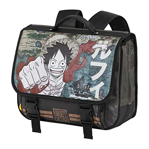 One Piece Map-Cartable Rucksack 2.0, Braun von KARACTERMANIA