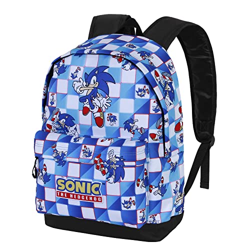 Sega-Sonic Blue Lay-FAN HS Rucksack 2.0, Blau von Sonic The Hedgehog - SEGA
