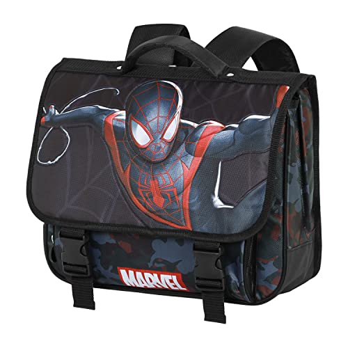 Spiderman Miles-Cartable Rucksack 2.0, Schwarz von Marvel