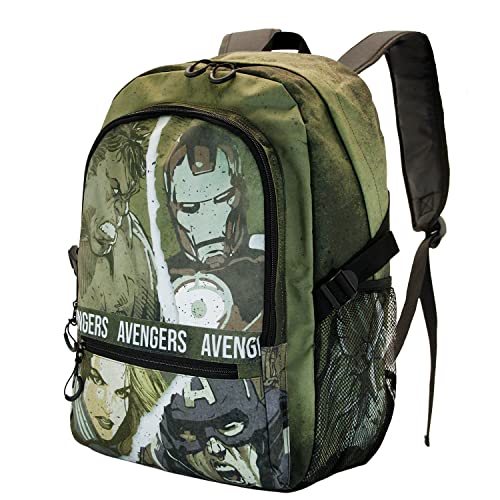 The Avengers Shout-FAN HS Fight Rucksack, Militärgrün von Marvel