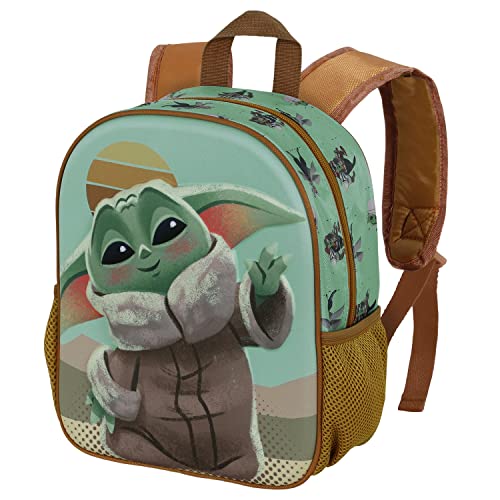 Star Wars The Mandalorian Say Hi-Kleiner 3D Rucksack, Grün, 26 x 31 cm, Kapazität 8,5 L Star Wars The Mandalorian Say Hi-Kleiner 3D Rucksack, Grün, 26 x 31 cm, Kapazität 8,5 L von Star Wars