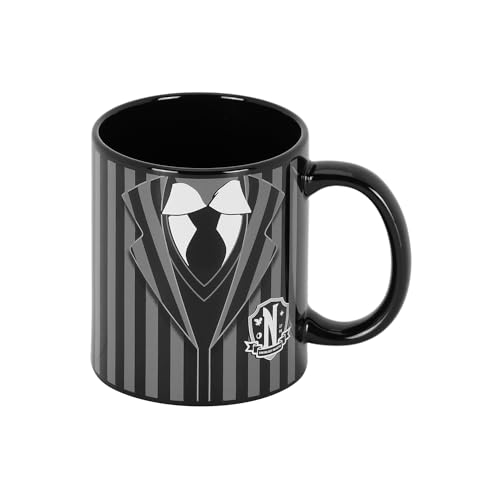 Wednesday Uniform-Becher, Schwarz Wednesday Uniform-Becher, Schwarz von KARACTERMANIA