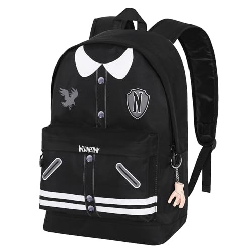 Wednesday Varsity-FAN HS Rucksack 2.0, Schwarz Wednesday Varsity-FAN HS Rucksack 2.0, Schwarz von KARACTERMANIA