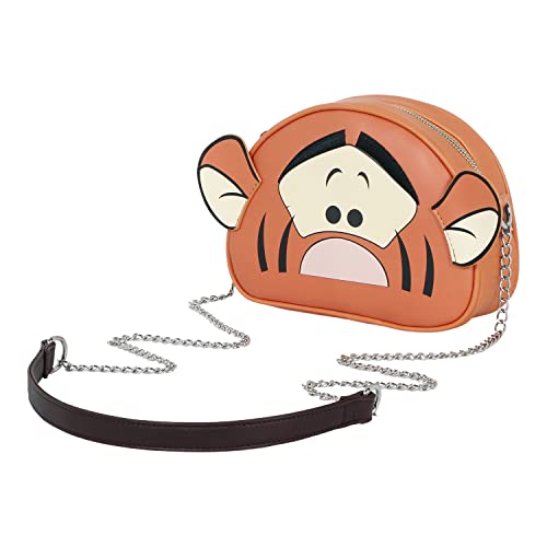 Winnie Puuh Tiger Face-Heady Schultertasche, Orange Winnie Puuh Tiger Face-Heady Schultertasche, Orange von Disney