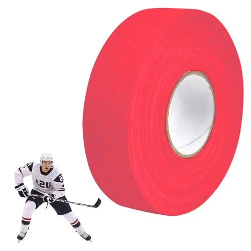 KARELLS Eishockey Tape,Hockey Tape,Hockey Stick Tape,Self Adhesive Hockey Stick,Schläger Tape,Rutschfestes Hockeyschlägerband,Sportgriffband Rutschfestes,Selbstklebendes Griffband,25m × 25mm,Rot KARELLS Eishockey Tape,Hockey Tape,Hockey Stick Tape,Self Adhesive Hockey Stick,Schläger Tape,Rutschfestes Hockeyschlägerband,Sportgriffband Rutschfestes,Selbstklebendes Griffband,25m × 25mm,Rot von KARELLS