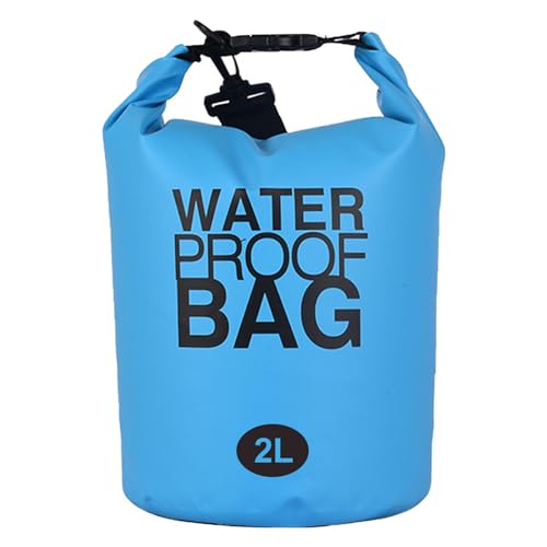 Wasserdichter Rucksack Dry Bag, Wasserdichte Tasche, Wasserdichter Packsack Mit Schultergurt, Wasserdichte Tasche im Freien, für Reisen Bootfahren Schwimmen Wandern, Wasserdichter Packsack, 2L Wasserdichter Rucksack Dry Bag, Wasserdichte Tasche, Wasserdichter Packsack Mit Schultergurt, Wasserdichte Tasche im Freien, für Reisen Bootfahren Schwimmen Wandern, Wasserdichter Packsack, 2L von KARELLS