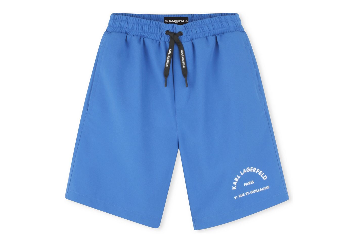 KARL LAGERFELD Badehose KARL LAGERFELD KIDS blau mit Taschen und Logoprint KARL LAGERFELD Badehose KARL LAGERFELD KIDS blau mit Taschen und Logoprint von KARL LAGERFELD