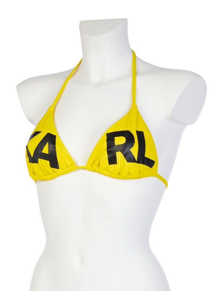 KARL LAGERFELD Bügel-Bikini-Top Bikinioberteil von Karl Lagerfeld Gelb von KARL LAGERFELD