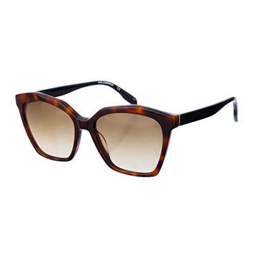 KARL LAGERFELD KL957S, Acetate Sonnenbrille Havana Unisex Erwachsene, mehrfarbig, Standard von KARL LAGERFELD