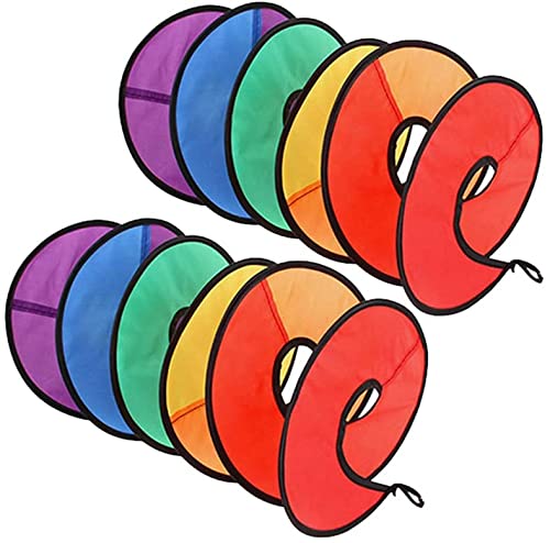 KARLOR 2 * 1.6m Buntes Windspiel Wind Spinner Zelt UV-beständig und Wetterfest, bunt, Windspiel für Camping Outdoor Garten und Zuhause von KARLOR