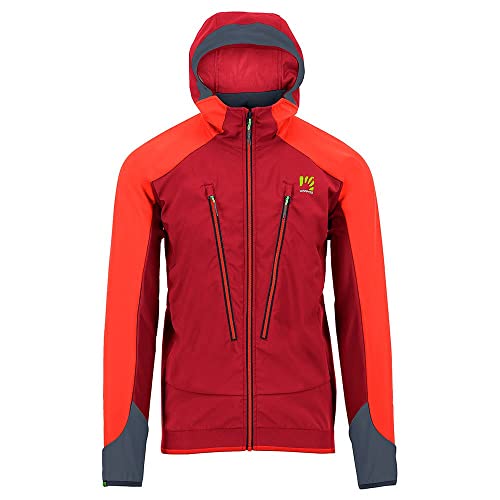 KARPOS 2511013-069 PIZ PALU' EVO JKT Jacket Herren BIKING RED/GRENADINE Größe XS von KARPOS