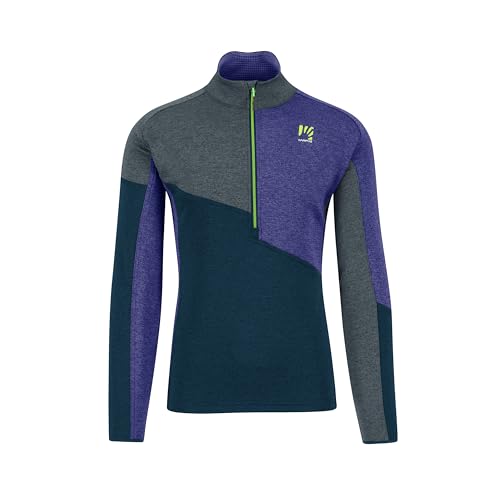 KARPOS 2531022-073 FEDERA H.-Z Fleece Sweatshirt Herren Midnight/Dark Slate/Liberty Größe S KARPOS 2531022-073 FEDERA H.-Z Fleece Sweatshirt Herren Midnight/Dark Slate/Liberty Größe S von Karpos