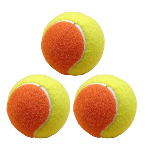 KASFDBMO 3/5 Stück Training Praxis Strände Tennis Sport Gummi Tennis Hohe Elastizität Stöße Widerstand Tennis für Anfänger Training von KASFDBMO