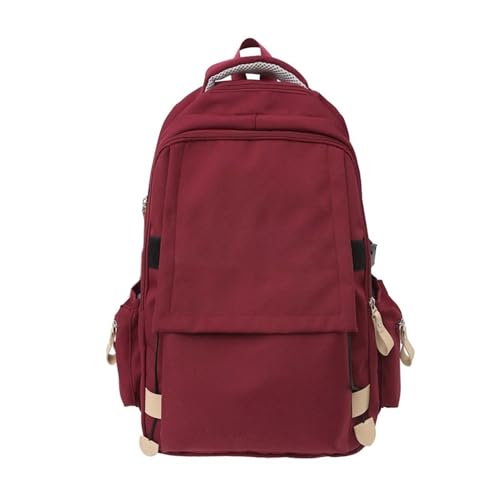 Moderner Unisex Nylon Rucksack Großes Fassungsvermögen Buch Laptop Umhängetasche Umhängetasche Handtasche Mit Reißverschluss Für Schule Und Freizeit von KASFDBMO