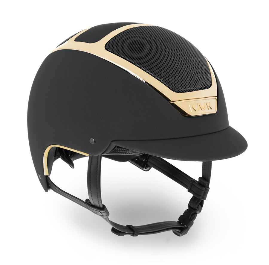 KASK Dogma Chrome Light Gold Frame Reithelm inkl. Liner Vorgängermodell von KASK