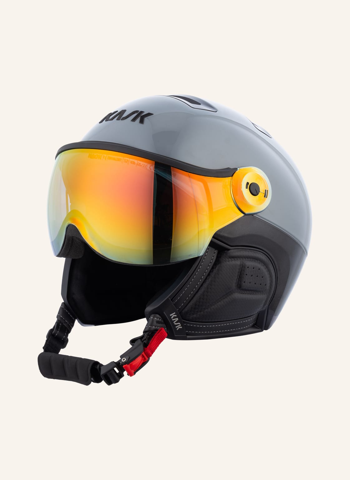 Kask Skihelm Montecarlo Mit Visier grau Kask Skihelm Montecarlo Mit Visier grau von KASK