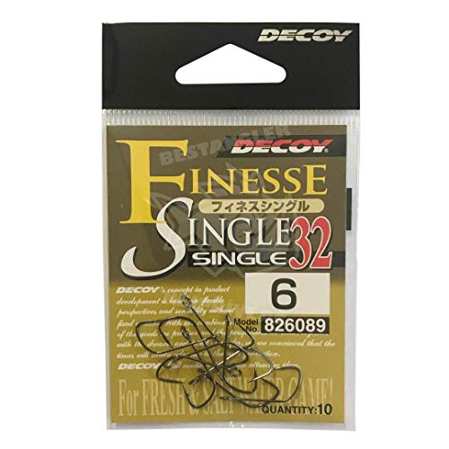 KATSUICHI DECOY Single 32 Finesse Single #6 (10 Stück) KATSUICHI DECOY Single 32 Finesse Single #6 (10 Stück) von KATSUICHI