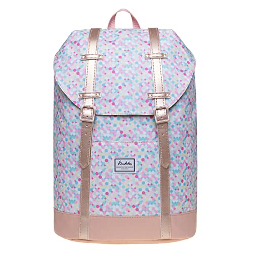 KAUKKO Rucksack Damen Schön und Praktisch Frisky Pink Reiserucksack mit Laptopfach für 12" Notebook für Ausflüge, Uni, Schule, 16L KAUKKO Rucksack Damen Schön und Praktisch Frisky Pink Reiserucksack mit Laptopfach für 12" Notebook für Ausflüge, Uni, Schule, 16L von KAUKKO