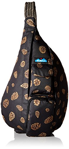 KAVU Original Rope Sling Pack mit verstellbarem Seil-Schultergurt, Tannenzapfen KAVU Original Rope Sling Pack mit verstellbarem Seil-Schultergurt, Tannenzapfen von KAVU
