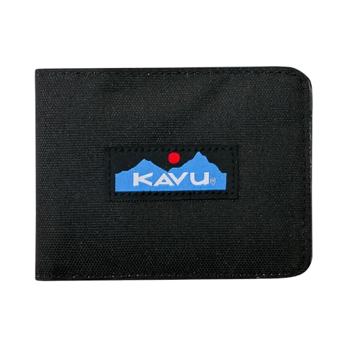 KAVU Watershed Brieftasche, wasserabweisend, Tiefschwarz von KAVU