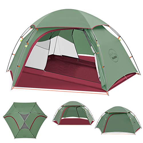 KAZOO Leichtes Rucksackreisenzelt für 2 Personen, wasserdicht, Campingzelte, 2 Personen, Wanderzelte, Zwei Personen, Aluminiumstangen, doppellagig KAZOO Leichtes Rucksackreisenzelt für 2 Personen, wasserdicht, Campingzelte, 2 Personen, Wanderzelte, Zwei Personen, Aluminiumstangen, doppellagig von KAZOO
