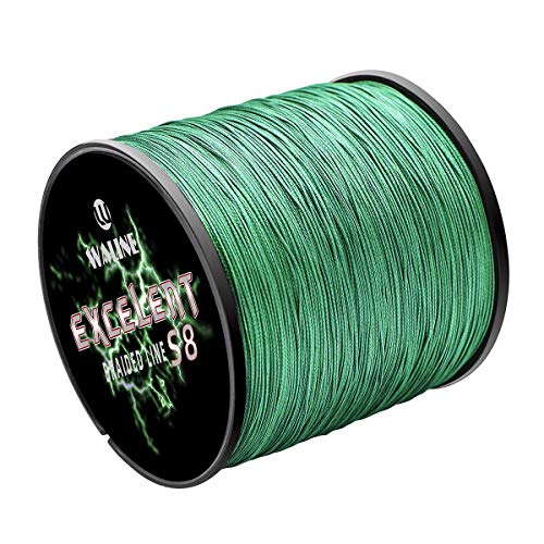 KBBOX Waline Super Strong 300m 500m PE Geflochtene Angelschnur 8 Stränge Multifilament Angelschnur 20 lb-80 lb Meeresangeln Geflochtene Schnur Grün, 50 lb/0.33mm/300m 328 yds KBBOX Waline Super Strong 300m 500m PE Geflochtene Angelschnur 8 Stränge Multifilament Angelschnur 20 lb-80 lb Meeresangeln Geflochtene Schnur Grün, 50 lb/0.33mm/300m 328 yds von KBBOX