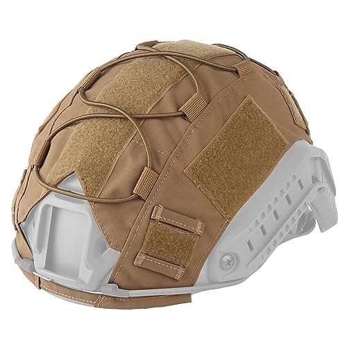 Taktische Airsoft Helmabdeckung für SF Fast Helm, Paintball Helme Zubehör mit Elastischen Festen Riemen, Verstellbare Jagdausrüstung für den Außenbereich B M von KBFLWBF