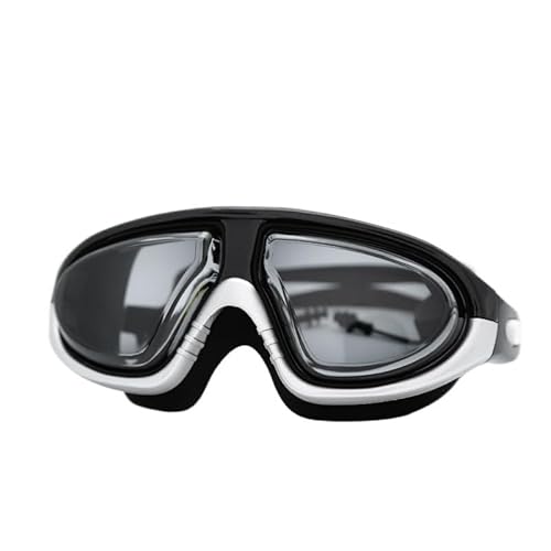 CrystalView Universal-Schwimmbrille – Klare Unterwassersicht for Schwimmer und Taucher(Silver black 4 pieces 350 degrees) von KCHYCV